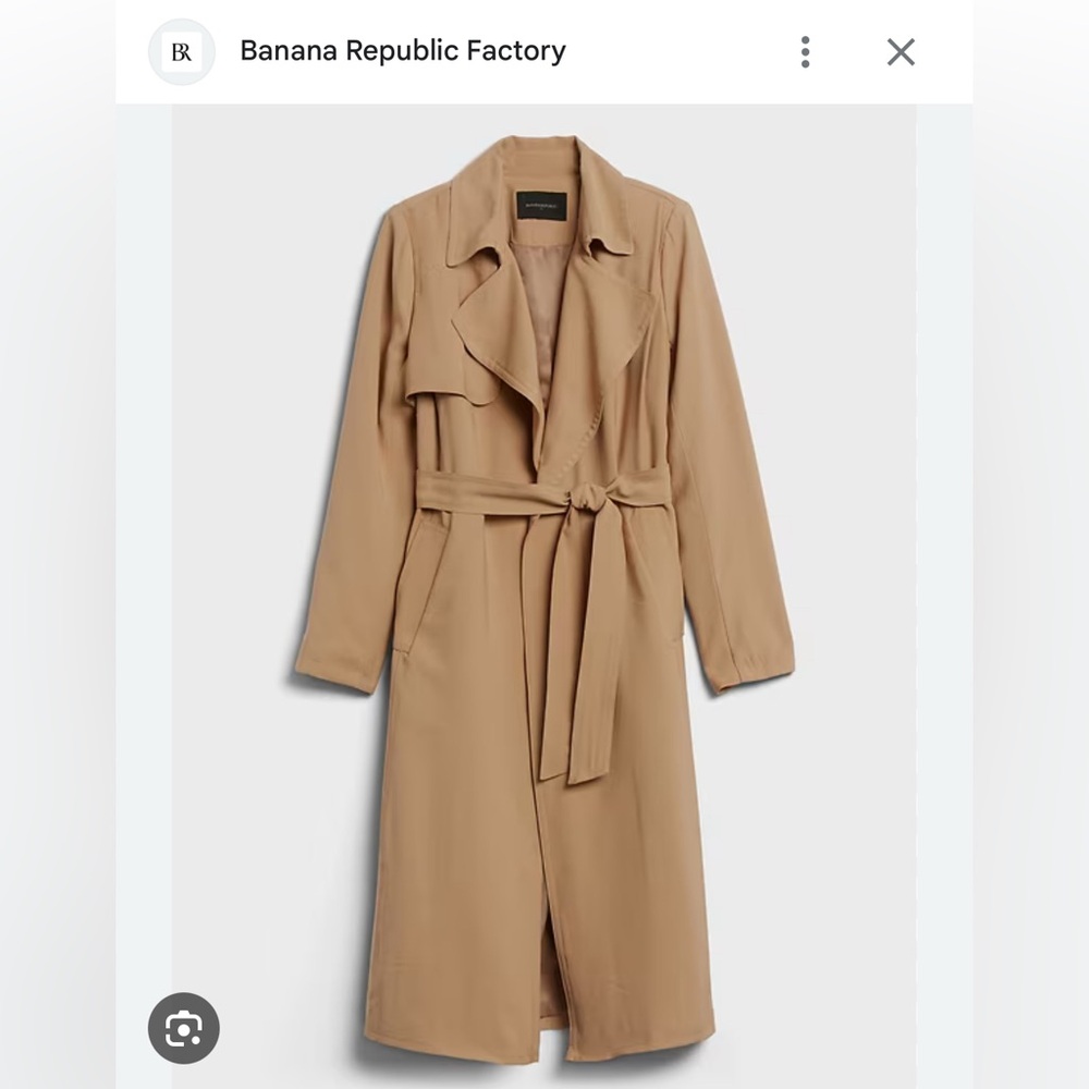 Trench coat banana republic